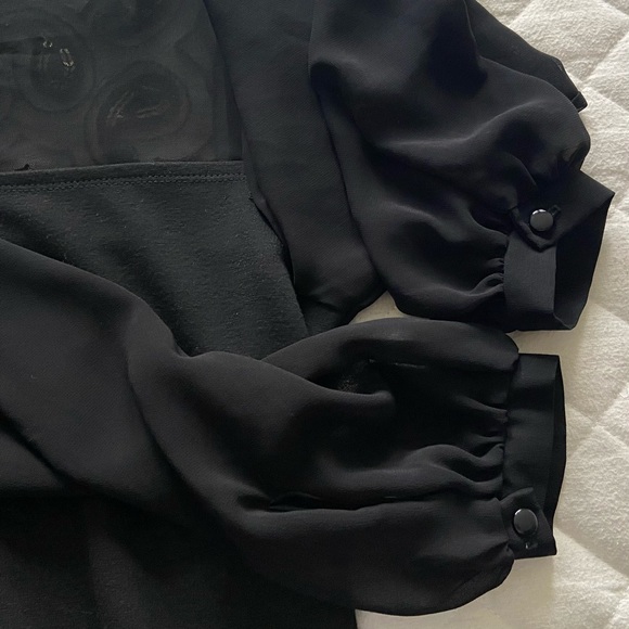 Debenhams Collection, Black Embellished Midi Dress - Picture 6 of 11